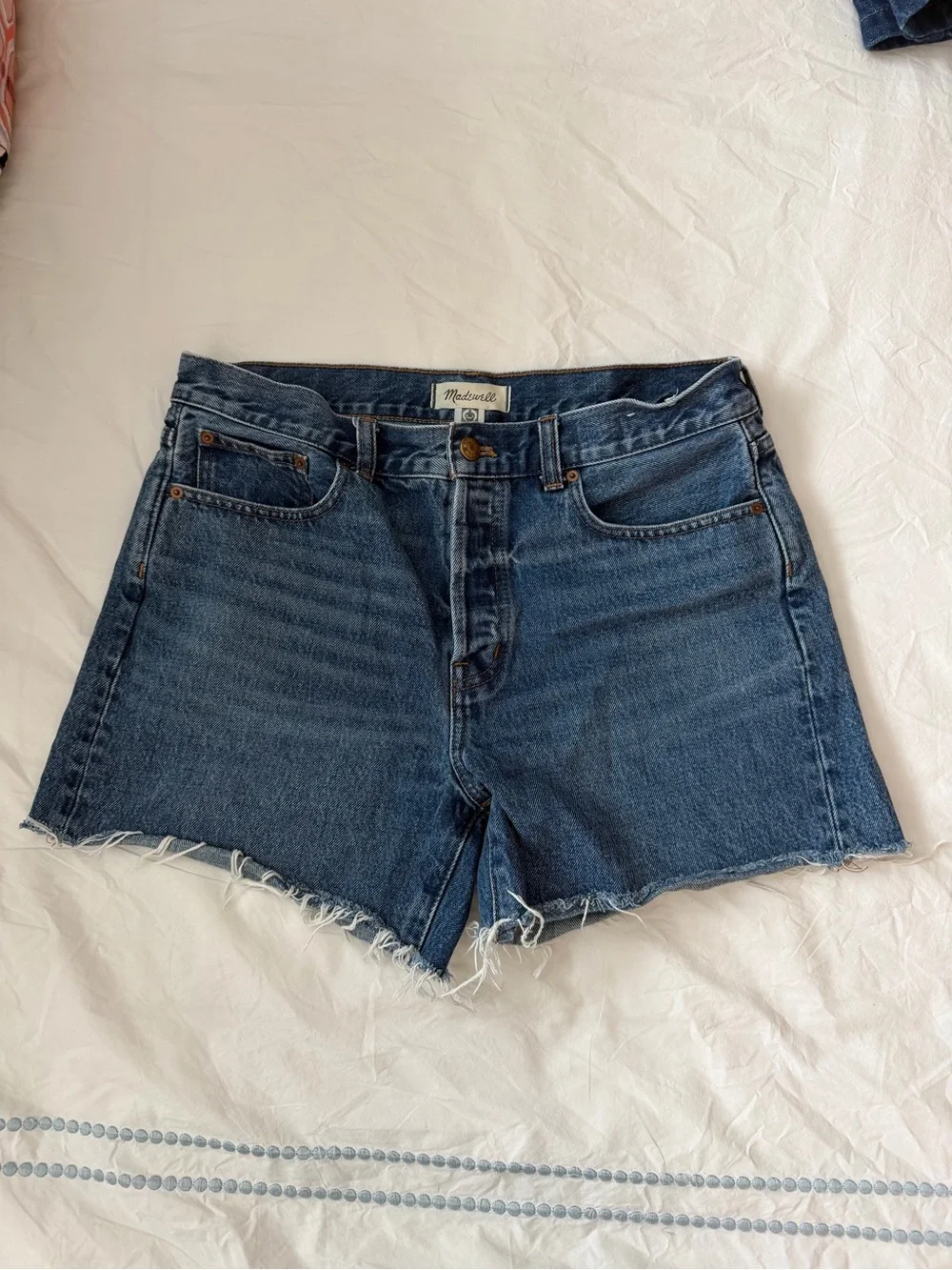 Madewell Bryn Long Short Denim Jean Shorts